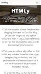 Mobile Screenshot of htmly.com